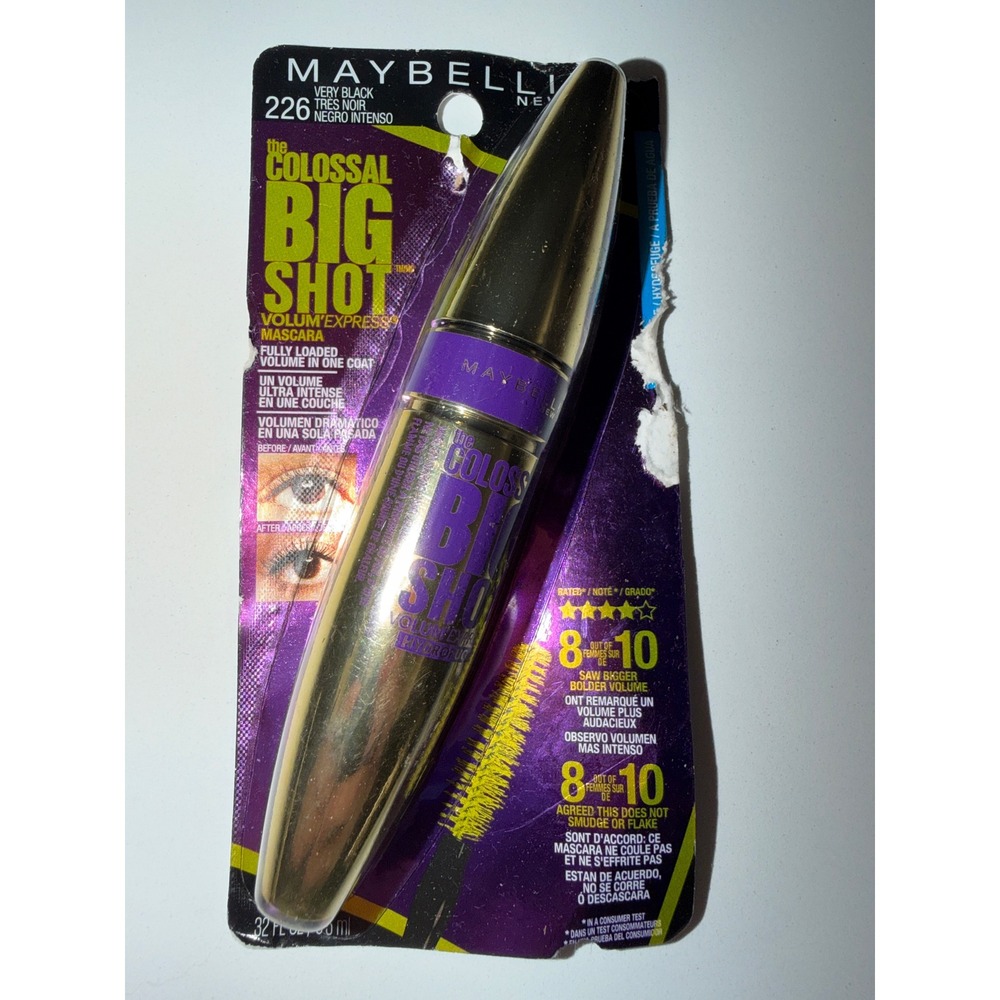 Maybelline The Colossal Big Shot Waterproof Mascara 226 Very Black 0.32 fl oz